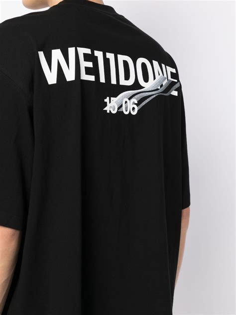 We11done Logo Cotton T Shirt Farfetch