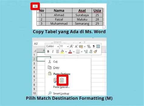 Tutorial Cara Mengubah Word Ke Excel Dengan Mudah