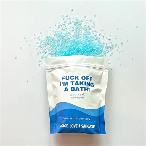 Fuck Off Im Taking A Bath Epsom Salt Meghan Ashley Designs