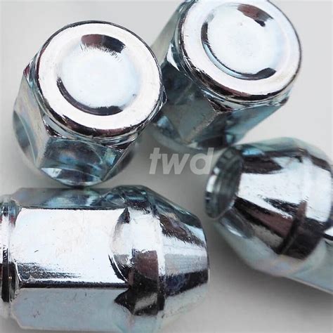 4x Alloy Wheel Nuts For Kia Sportage Sorento M12x15 21mm Hex Lug