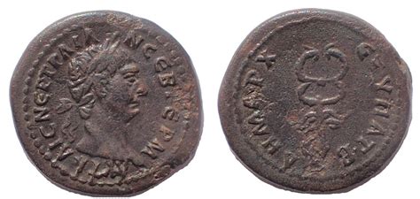 Seleucis And Pieria Antioch Trajan AD 98 117 Semis Roman