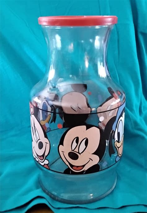 A Vintage Mickey Mouse Minnie And Donald Duck Decanter Etsy