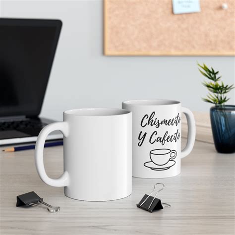 Cafecito Mug Cafecito Con Chisme Coffee Mug Café Mug Etsy