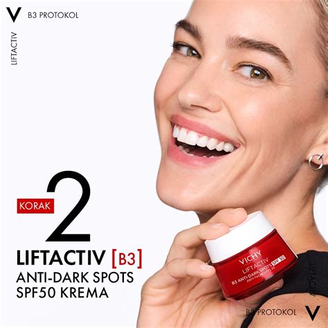 VICHY LIFTACTIV B3 ANTI DARK SPOTS SPF50 Krema Protiv Tamnih