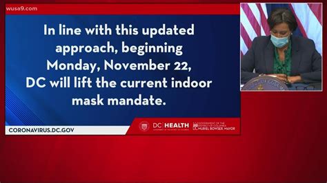 Dc To Lift Indoor Mask Mandate Monday Mayor Bowser Says Youtube