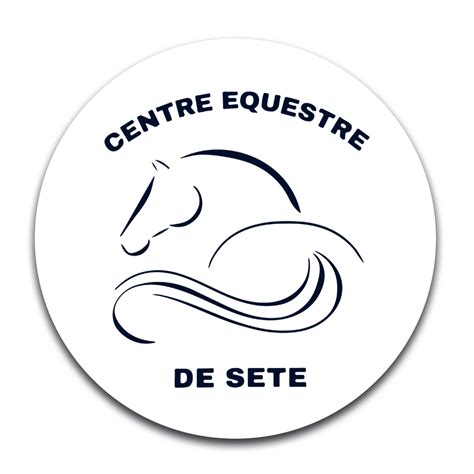 STICKER ROND Centre Equestre de Sète Blagapro