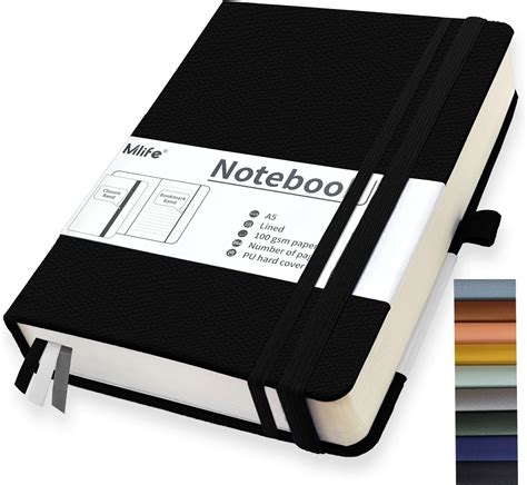 Notebook A5 Liniert Journal Notizbuch 320 Nummerierte Seiten