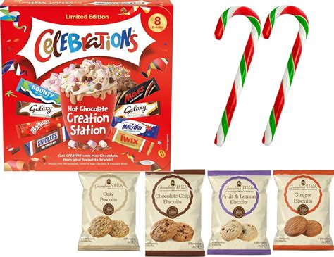 Hot Chocolate Gift Set 8 Celebrations Hot Chocolate Sachets Gift Hamper Gift Set 3 Toppings