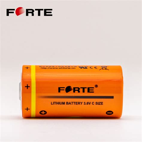 3 6V Non Rechargeable Lithium Primary Battery Er26500 Cylindrical