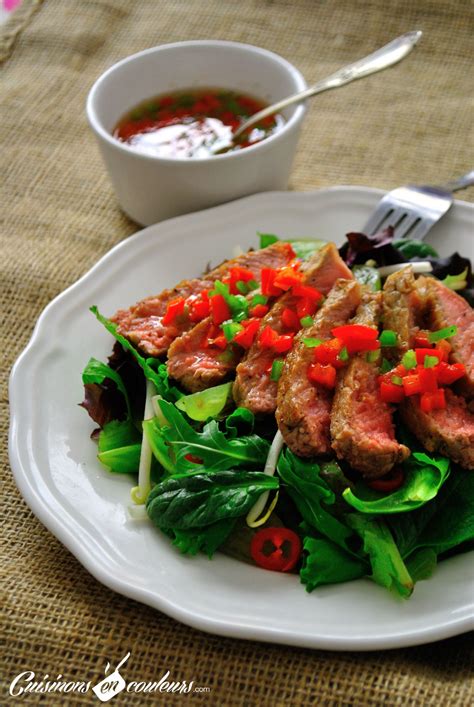 Salade de boeuf à la thaïlandaise Cuisinons En Couleurs