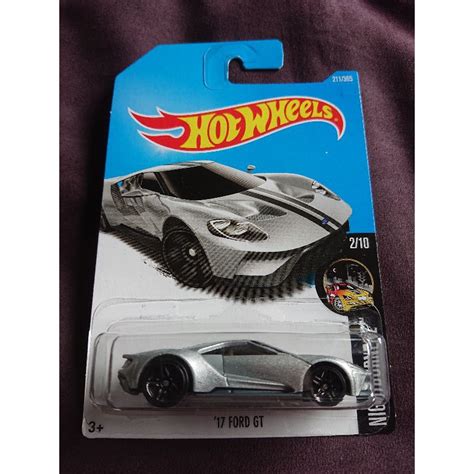 Hot Wheels Ford GT Silver With Black Stripe Not Tomica Kyosho Tarmac Inno Shopee Malaysia