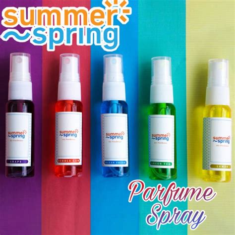 Jual Parfum Pengharum Spray Aneka Rasa Varian Summer Spring Original