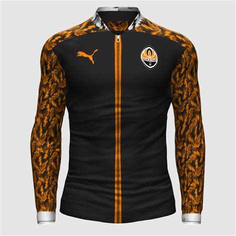 Shaktar Donetsk UCL Anthem Jacket FIFA 23 Kit Creator Showcase