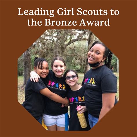 Leading Girl Scouts To The Bronze Award Girl Scouts Of Southeast Florida