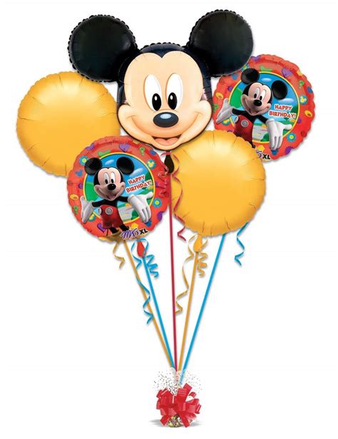 Mickey Mouse Theme Party Balloons And Bouquets