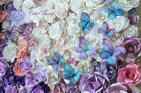 фотозона из бумажных цветов - Поиск в Google | Paper flowers, Giant ...