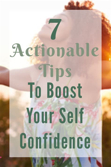 7 Actionable Tips To Boost Your Self Confidence Improve Self