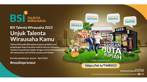 Yuk Daftar Tunjukkan Keahlian Bisnis Kamu Dalam Talenta Wirausaha Bsi