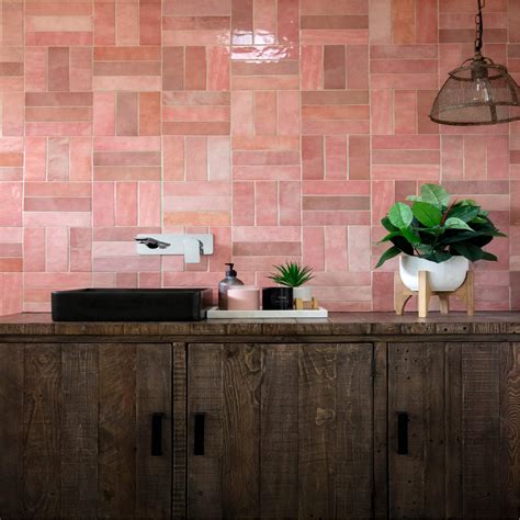 ARTISAN ROSE MALLOW GLOSS 65x200 OTC Tiles Bathroom