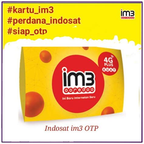 Jual Kartu Perdana Im Atau Indosat K Nasional Ex Shopee