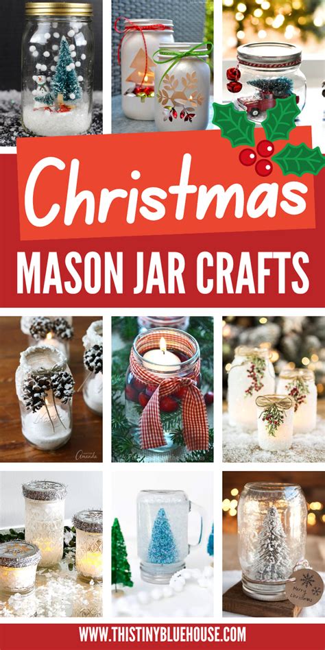 15 Best Easy Mason Jar Christmas Craft Ideas Mason Jar Christmas