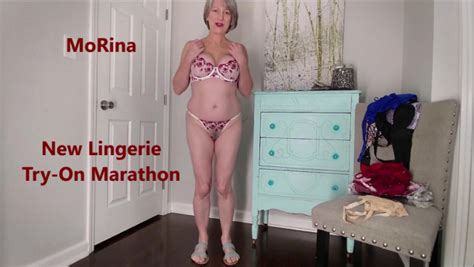 MoRina New Lingerie Try On Marathon ManyVids
