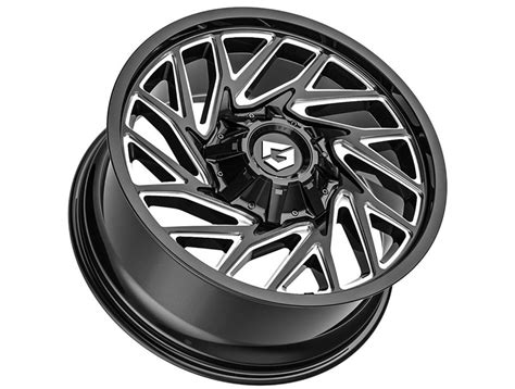 Gear Off Road Milled Gloss Black Sequence Wheels Realtruck