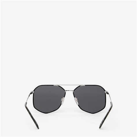 Geometric Frame Sunglasses In Black Men Burberry® Official