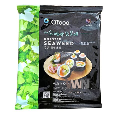 Jual Chung Jung One Laver For Gimbap Gr Sushi Nori Seaweed