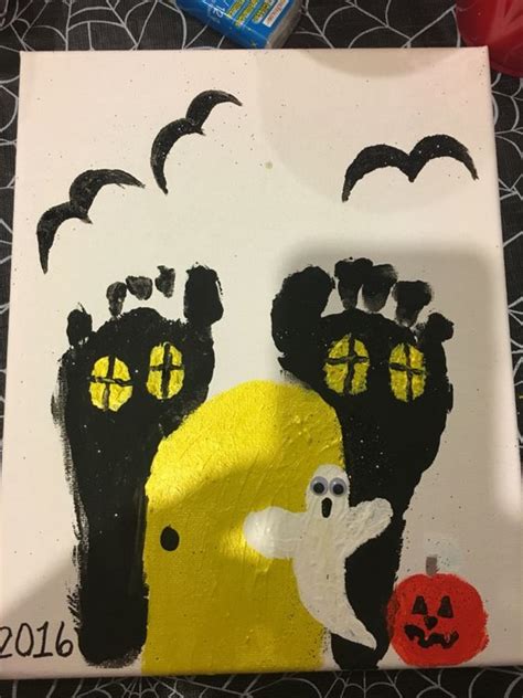 30 Easy Diy Halloween Handprint And Footprint Crafts Hubpages