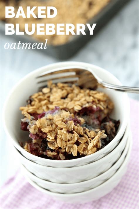 Baked Blueberry Oatmeal Recipe Mom Spark