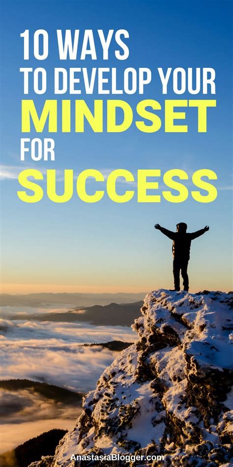 10 Ways To Develop Your MINDSET FOR SUCCESS How To Change Your