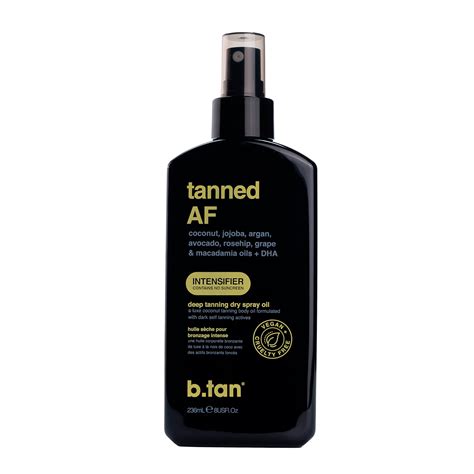 B.TAN, Интенсивное, сухое масло-спрей Tanned AF intensifier tanning oil ...