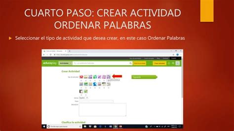 Pasos Para Crear Una Actividad En Educaplay Ppt