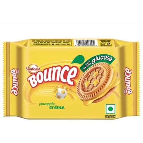 Osiamart Sunfeast Bounce Biscuits Pineapple Creme 64gm