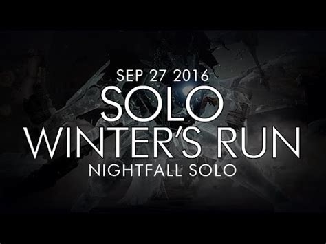 Destiny Solo Winter S Run Nightfall Taken Archon Priest September