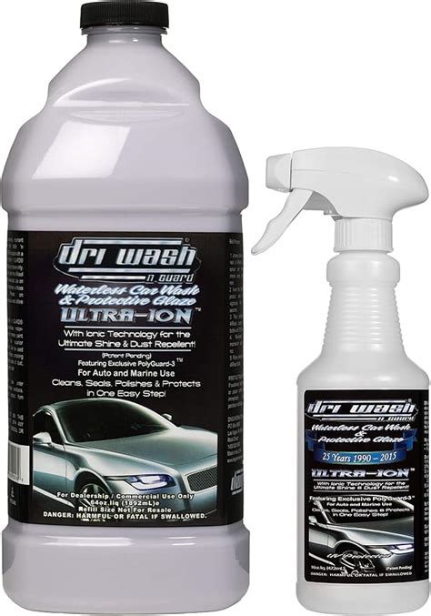 Amazon Dri Wash N Guard Ultra Ion Oz Waterless Car Wash W Empty