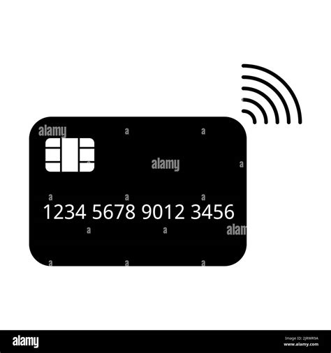 Contactless card icon and credit card symbol. Cashless purchases design ...