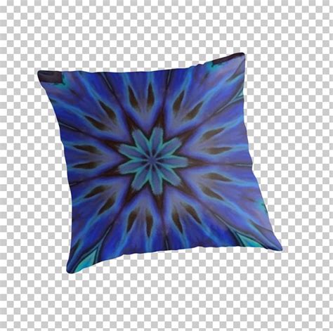 Cobalt Blue Throw Pillows Cushion Electric Blue PNG Clipart Aqua Art