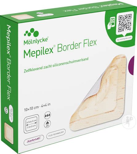 Mepilex Border Flex Rectangulaire 15x20cm 5 Pièces Newpharma