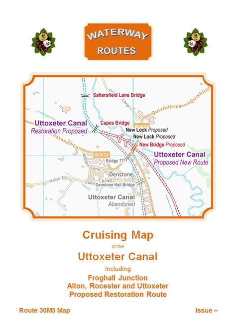 √ Uttoxeter Canal Map