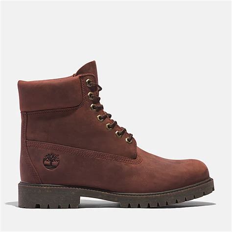 Timberland® Heritage 6 Inch Lace Up Waterproof Boot For Men In Brown Timberland