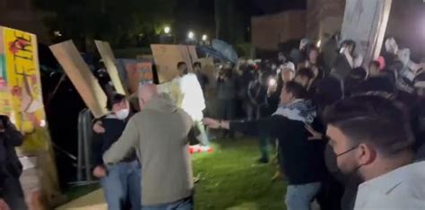 WATCH: Violent Brawls At UCLA As Pro-Israel Protesters Fight Pro-Hamas ...