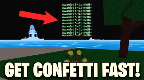 How To Get Confetti Fast In Blox Fruits YouTube