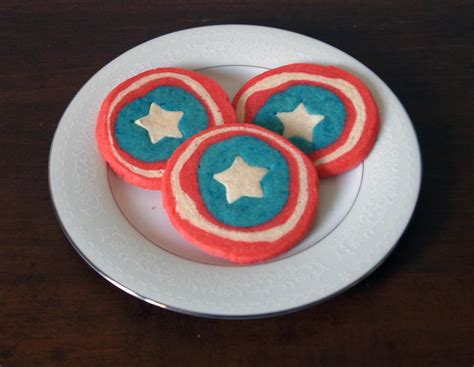 Captain Americas Shield Cookies I Wanna Bake