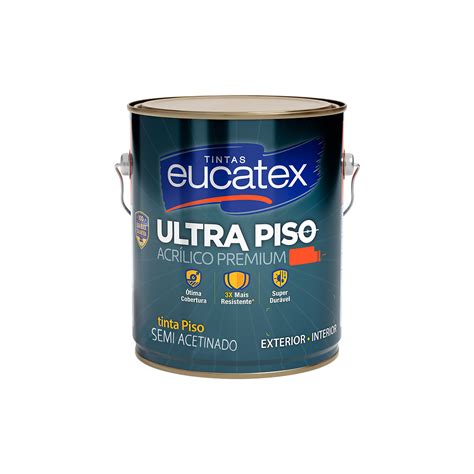 Tinta Acr Lica Premium Ultra Piso Litros Branco Semi Acetinado