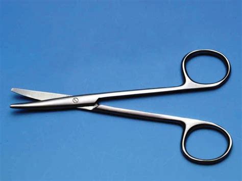 Rocialle Inhealth Optimo Strabismus Scissors Curved Blunt Cm Hce