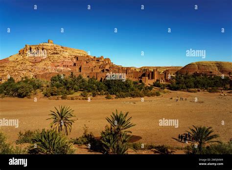 Afrique Du Nord Maroc Ksar D Ait Ben Haddou Dans Les Montagnes De L