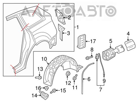 Замок лючка бензобака VW Atlas 18-25 8V0862159A артикул 267480 - купить ...