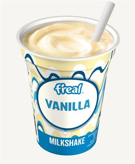 F Real Vanilla Milkshake Consort Frozen Foods